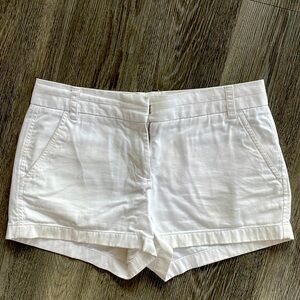 Jcrew size 4 white chino shorts